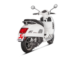 AKRAPOVIC S-VE125SO1-HZBL Vespa GTS 125 / Super / Sport / Tech (2020+) Slip-On Exhaust (SS) – Accessories in the 2WheelsHero Motorcycle Aftermarket Accessories and Parts Online Shop