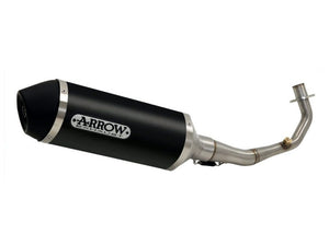 ARROW 73001MI+73501ANN Piaggio Beverly 400 (2006+) Aluminum Full Exhaust System "Competition Evo Urban" – Accessories in the 2WheelsHero Motorcycle Aftermarket Accessories and Parts Online Shop