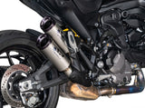 SPARK GDU0839 Ducati Monster 950 / 937 (2021+) Titanium Slip-on Exhaust "DYNO" (EU homologated; black end caps)