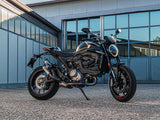 SPARK GDU0839 Ducati Monster 950 / 937 (2021+) Titanium Slip-on Exhaust "DYNO" (EU homologated; carbon end caps)