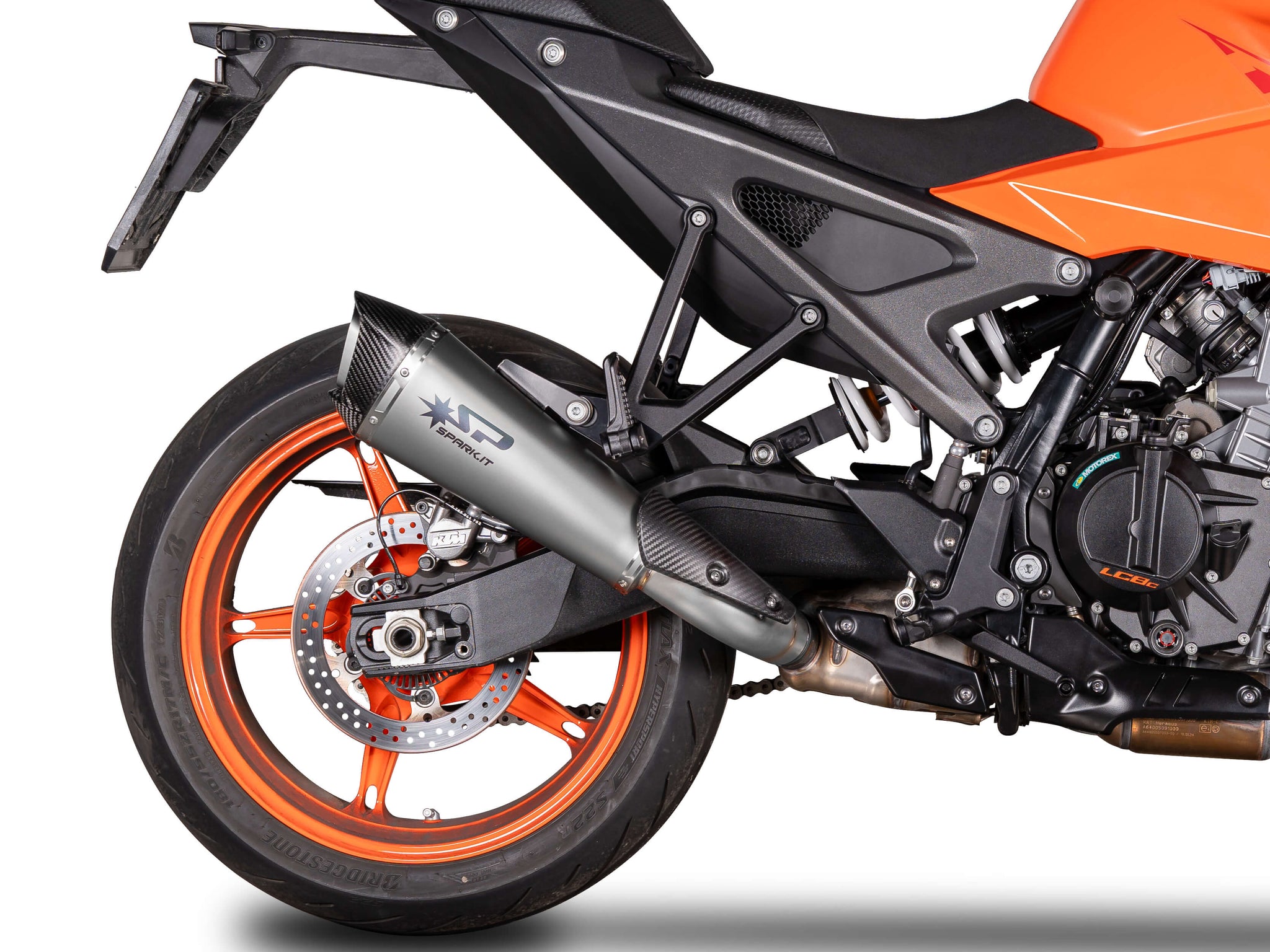 SPARK KTM 990 Duke Street Titanium Slip-on Exhaust (2024+) <!-- – Two  Wheels Hero -->