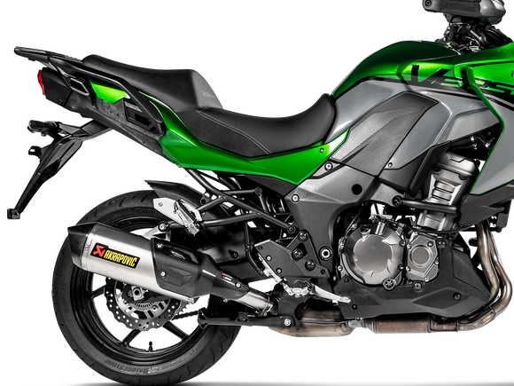 AKRAPOVIC S-K10SO22-HWT Kawasaki Versys 1000 (2024+) Slip-on Exhaust (titanium)