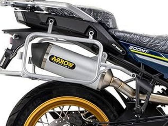 ARROW 71943AK CF Moto 800MT Sport/Touring (2022+) Aluminum Slip-on Exhaust 