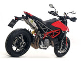 ARROW 71552GP Ducati Hypermotard 950 (2019+) Titanium Slip-on Exhaust "GP2" – Accessories in the 2WheelsHero Motorcycle Aftermarket Accessories and Parts Online Shop