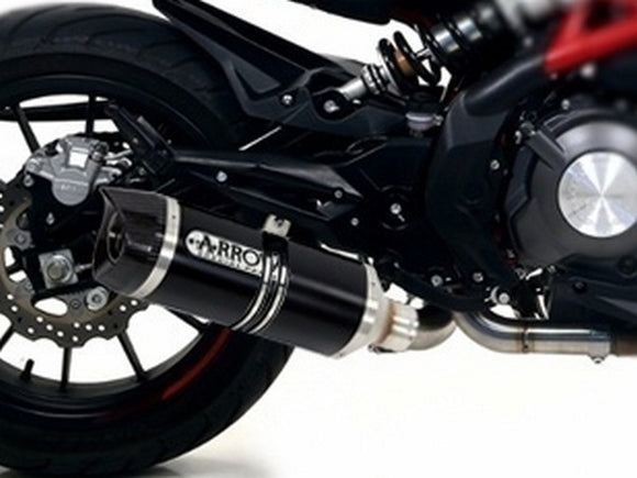 ARROW 71721MI+71827AKN Benelli BN302S (2019+) Dark Aluminum Slip-on Exhaust 