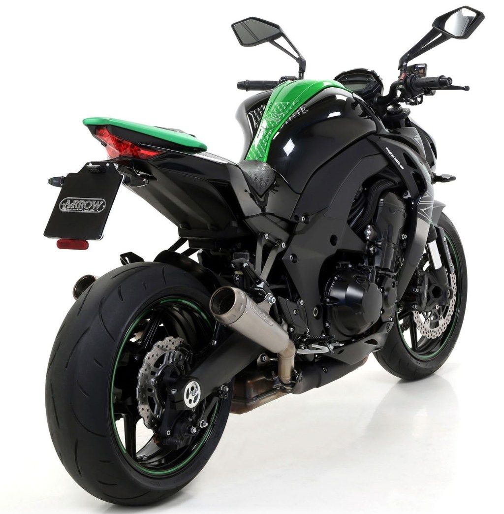 Arrow Z1000 Dualスリップオンマフラー 71755PRI ARROW Kawasaki Z1000 (2017+) Inox Slip-on Exhaust – 2Wheels Hero