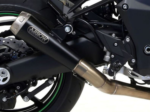 ARROW 71755PRN Kawasaki Z1000 (2017+) Dark Inox Slip-on Exhaust 