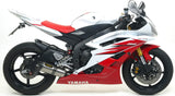 ARROW 71473MI+71701PK Yamaha R6 (2012+) Titanium Full Exhaust System "Competition Evo Thunder" (racing)