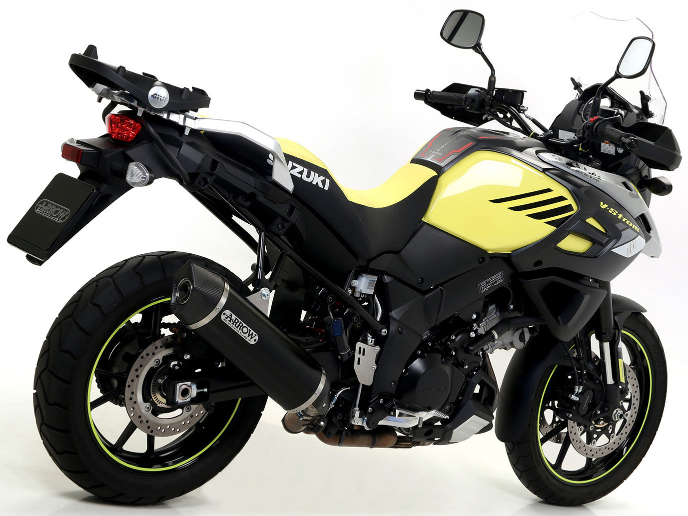 ARROW Suzuki Vstrom (2014+) Dark Aluminum Slip-on Exhaust