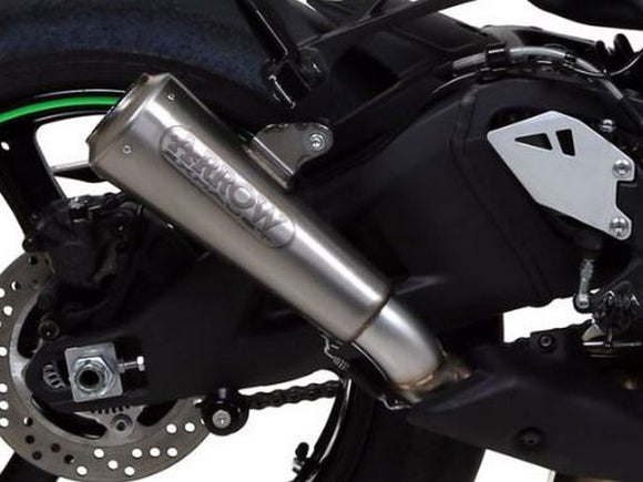 ARROW 71637MI+71841PR Kawasaki ZX10R (2016+) Titanium Slip-on Exhaust 