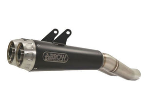 ARROW 71895PRN Ducati Hypermotard 950 (2019+) Dark Inox Slip-on Exhaust "Pro Race" – Accessories in the 2WheelsHero Motorcycle Aftermarket Accessories and Parts Online Shop