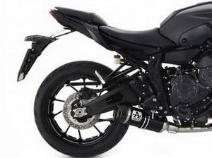 ARROW 71758MI+71930AON Yamaha MT07 (2021+) Aluminum Full Exhaust System "Competition Evo Pista" (racing)