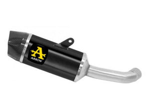 ARROW 71936AKN KTM 125 Duke (21/23) Dark Aluminum Slip-on Exhaust "Indy Race" – Accessories in the 2WheelsHero Motorcycle Aftermarket Accessories and Parts Online Shop