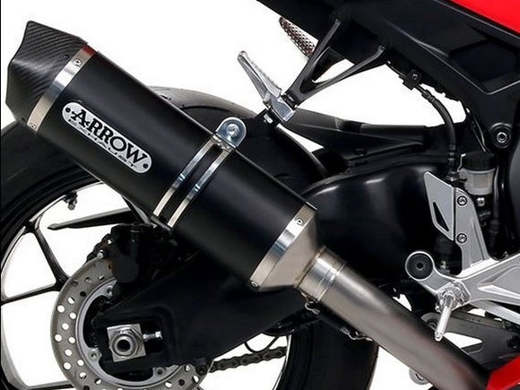 ARROW 71679MI+71869AKN Honda CBR1000RR (2017+) Dark Aluminum Slip-on Exhaust 