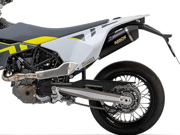 ARROW 72156PD+72624AKN KTM 690 Enduro R (2019+) Dark Aluminum Slip-on Exhaust 