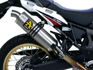 ARROW 72621PO Honda CRF1000L Africa Twin (2016+) Titanium Slip-on Exhaust "Maxi Race Tech" – Accessories in the 2WheelsHero Motorcycle Aftermarket Accessories and Parts Online Shop