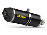 ARROW 71645MI+71846AKN Suzuki SV650 (2016+) Dark Aluminum Slip-on Exhaust "Race Tech" – Accessories in the 2WheelsHero Motorcycle Aftermarket Accessories and Parts Online Shop