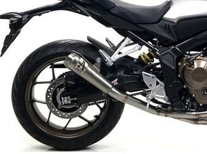 ARROW 71217PRI+71704MI Honda CB650R (2019+) Titanium Full Exhaust System "Competition Evo Pista" (racing)