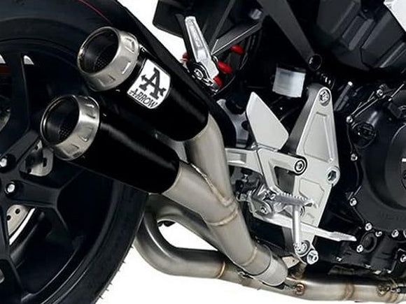 ARROW 71885PRN Honda CB1000R (2018+) Dark Inox Slip-on Exhaust 