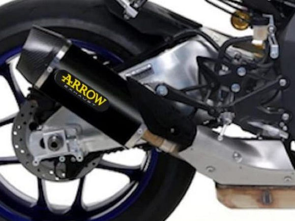 ARROW 71829AKN Yamaha R1 (2015+) Dark Aluminum Slip-on Exhaust 