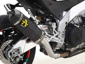 ARROW 71746KZ+71906AKN Aprilia Tuono V4 (19/20) Slip-on Exhaust "Race Tech" (dark aluminum) – Accessories in the 2WheelsHero Motorcycle Aftermarket Accessories and Parts Online Shop