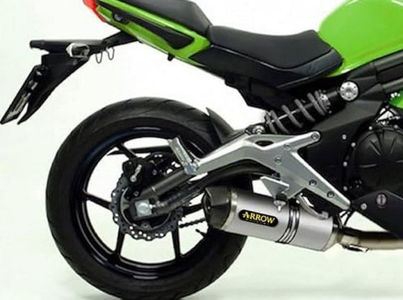 ARROW 71459MI+71794AK Kawasaki ER6N (2012+) Aluminum Full Exhaust System 