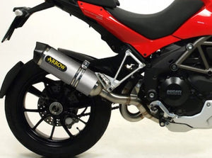 ARROW 71429MI+71768PK Ducati Multistrada 1200/S (2010+) Titanium Full Exhaust System "Competition Evo Race-Tech" (racing)
