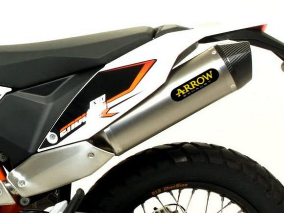 ARROW 72119PD+72618PK KTM 690 SMC/R (2009+) Titanium Slip-on Exhaust 