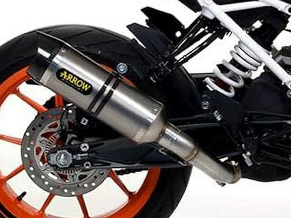 ARROW 71675MI+71860AK KTM 390 Duke (17/20) Aluminum Slip-on Exhaust 