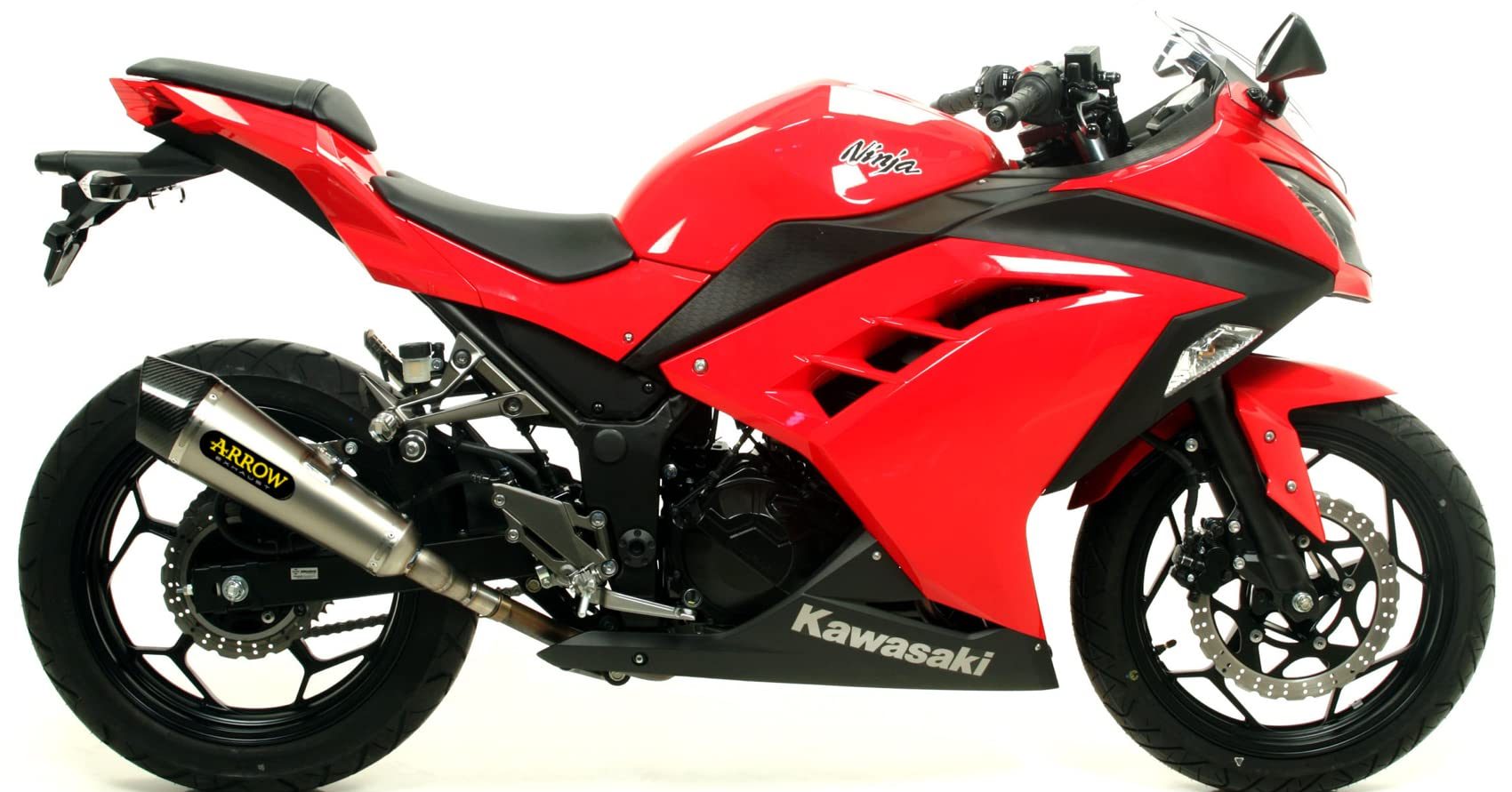ARROW Kawasaki Z300 (2013+) Steel Slip-on Exhaust – 2Wheels Hero