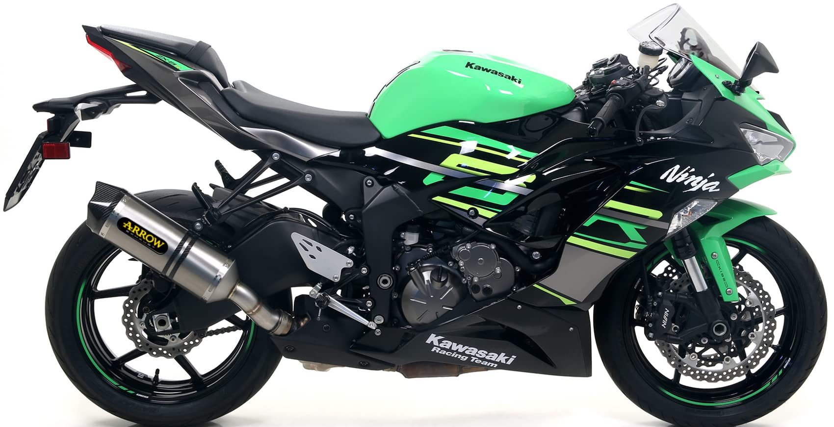 ARROW Kawasaki ZX6R 636 (2019+) Aluminum Slip-on Exhaust – 2Wheels