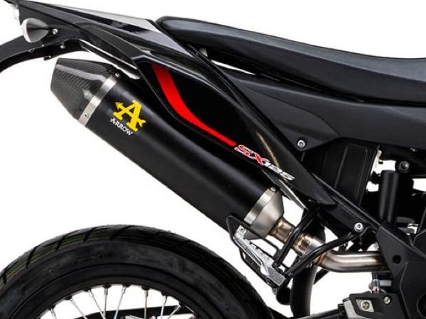 ARROW Aprilia RX/SX 125 (2021+) Dark Aluminum Slip-on Exhaust