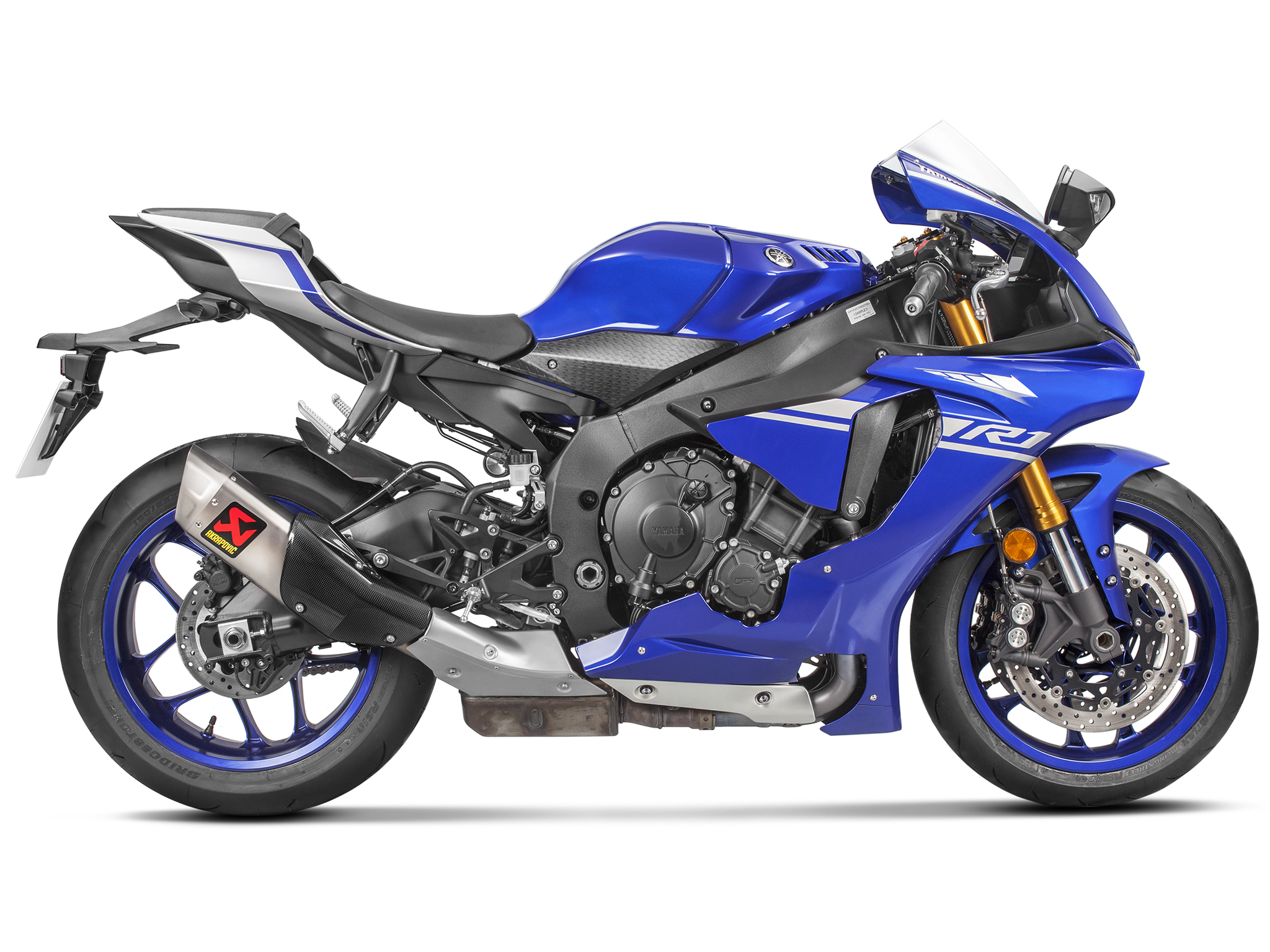 AKRAPOVIC S-Y10SO16-HAPT Yamaha YZF-R1 (2015+) Slip-On Exhaust