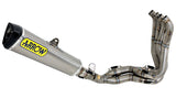 ARROW 71107CKZ Suzuki GSXR750 IE (2011+) Titanium Full Exhaust System "Competition Evo Thunder" (racing) – Accessories in the 2WheelsHero Motorcycle Aftermarket Accessories and Parts Online Shop