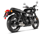 AKRAPOVIC S-T12SO4-HCQT Triumph Bonneville T100 / T120 (2020+) Slip-On Exhaust (titanium) – Accessories in the 2WheelsHero Motorcycle Aftermarket Accessories and Parts Online Shop