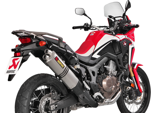 AKRAPOVIC S-H10SO16-WT Honda CRF1000L Africa Twin / Adventure Sports (2019+) Slip-on Exhaust (titanium) – Accessories in the 2WheelsHero Motorcycle Aftermarket Accessories and Parts Online Shop