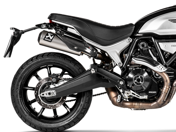 AKRAPOVIC S-D11SO4-HBFGT Ducati Scrambler 1100 (2020+) Slip-on Exhaust (titanium) – Accessories in the 2WheelsHero Motorcycle Aftermarket Accessories and Parts Online Shop