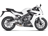 AKRAPOVIC S-H6R12-HAFT Honda CB650F / CBR650F (2016+) Exhaust System "Racing Line" (titanium) – Accessories in the 2WheelsHero Motorcycle Aftermarket Accessories and Parts Online Shop