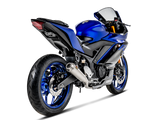 AKRAPOVIC S-Y2R1-CUBSS Yamaha MT-03 / YZF-R3 (2019+) Exhaust System "Racing Line" (SS) – Accessories in the 2WheelsHero Motorcycle Aftermarket Accessories and Parts Online Shop