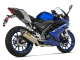 AKRAPOVIC S-Y125R8-HZT Yamaha MT-125 / YZF-R125 (2021+) Exhaust System "Racing Line" (titanium) – Accessories in the 2WheelsHero Motorcycle Aftermarket Accessories and Parts Online Shop