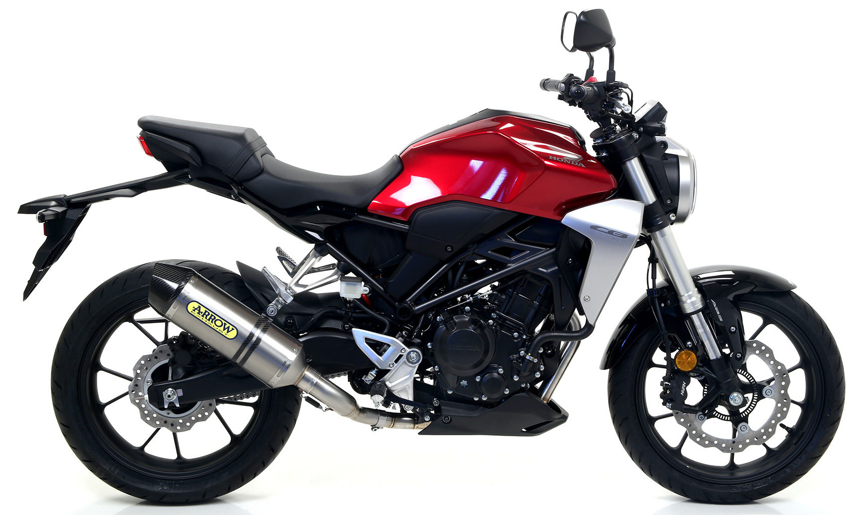 Kon Khmer Fc426 9/7★HONDA ホンダ EX300 ARROW Honda CB300R (2018+) Steel Alloy Slip-on Exhaust – 2Wheels Hero