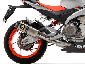 ARROW 71755MI+71929PK Aprilia Tuono 660 (2021+) Titanium Full Exhaust System "Competition Evo Indy Race" (racing) – Accessories in the 2WheelsHero Motorcycle Aftermarket Accessories and Parts Online Shop