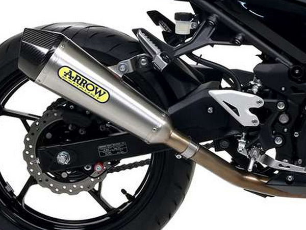 ARROW Kawasaki Ninja 400 (2018+) Steel Slip-on Exhaust – 2Wheels Hero