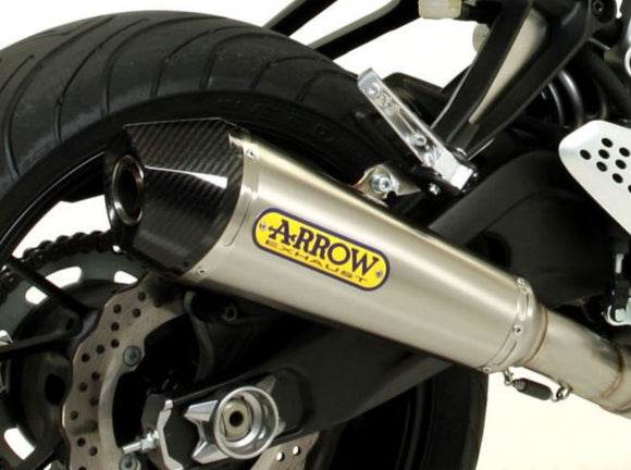 ARROW 71605MI+71817XKI Yamaha MT07 (2014+) Steel Full Exhaust System 