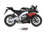 MIVV A.011 Aprilia RS125 (17/20) Slip-on Exhaust "Delta Race" (stainless steel; approved) – Accessories in the 2WheelsHero Motorcycle Aftermarket Accessories and Parts Online Shop