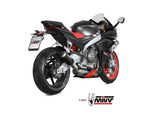 MIVV A.013 Aprilia RS660 (2020+) Full System Steel High Exhaust "MK3" (carbon; not approved) – Accessories in the 2WheelsHero Motorcycle Aftermarket Accessories and Parts Online Shop