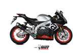 MIVV A.016 Aprilia RSV4 (17/20) Slip-on Exhaust "Delta Race" (carbon; approved) – Accessories in the 2WheelsHero Motorcycle Aftermarket Accessories and Parts Online Shop