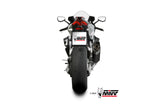 MIVV A.015 Aprilia RSV4 (2021+) Slip-on Exhaust "SR-1" (black; approved) – Accessories in the 2WheelsHero Motorcycle Aftermarket Accessories and Parts Online Shop