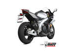 MIVV A.019 Aprilia RSV4 (2021+) Slip-on Exhaust "SR-1" (black; not approved) – Accessories in the 2WheelsHero Motorcycle Aftermarket Accessories and Parts Online Shop