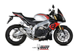 MIVV A.012 Aprilia TuonoV4 1100(18/20) Slip-on Exhaust "MK3" (stainless steel; not approved) – Accessories in the 2WheelsHero Motorcycle Aftermarket Accessories and Parts Online Shop